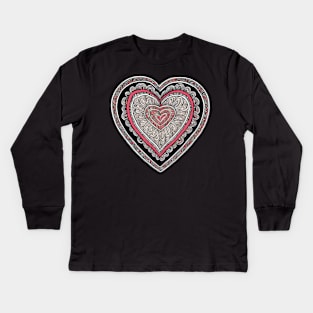 Colorful heart design | Kids Long Sleeve T-Shirt